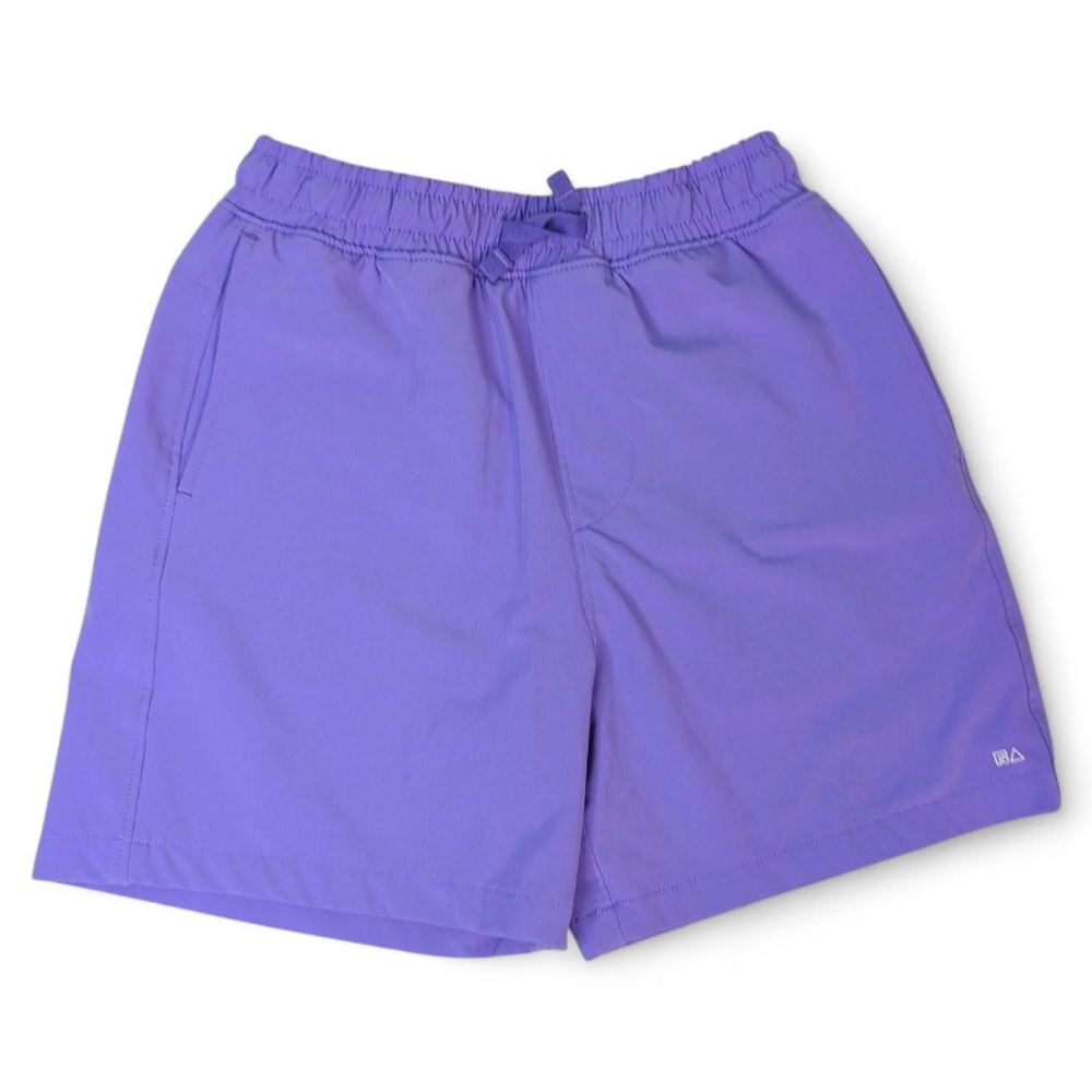Free Assembly Girls Shorts Purple Size 8 Youth Pockets Lined Pull On Stretchy